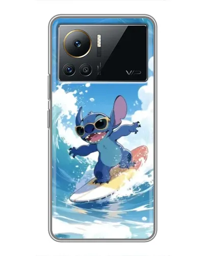 Чехол для Infinix Note 12 Pro (4G) с картинкой «Стич на волне»