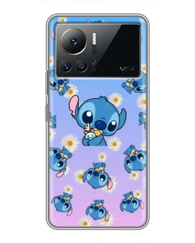 Чехол для Infinix Note 12 Pro (4G) с картинкой «Паттерн со Стичем»