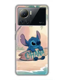 Чехол для Infinix Note 12 Pro (4G) с картинкой «Стич на серфе»