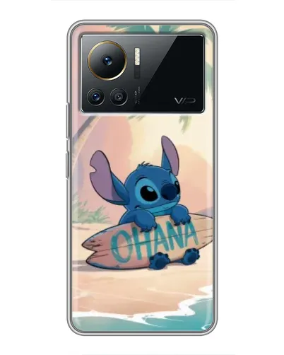 Чехол для Infinix Note 12 Pro (4G) с картинкой «Стич на серфе»