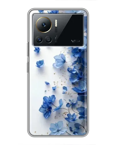 Чехол для Infinix Note 12 Pro (4G) с картинкой «Голубой цветочный каскад» Чехол для Infinix Note 12 Pro (4G) с картинкой «Голубой цветочный каскад»