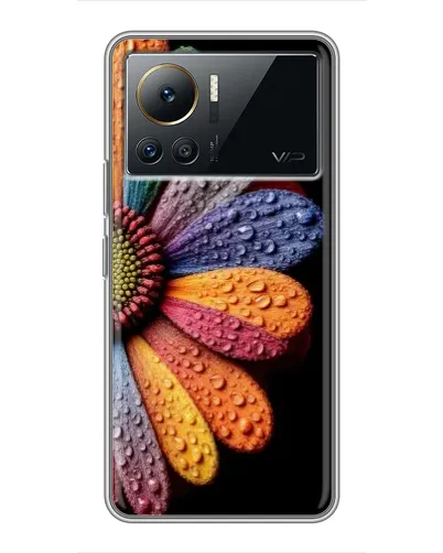Чехол для Infinix Note 12 Pro (4G) с картинкой «Радужный цветок» Чехол для Infinix Note 12 Pro (4G) с картинкой «Радужный цветок»
