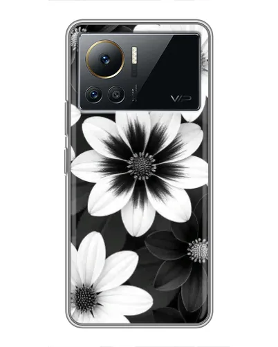 Чехол для Infinix Note 12 Pro (4G) с картинкой «Монохромные астры» Чехол для Infinix Note 12 Pro (4G) с картинкой «Монохромные астры»