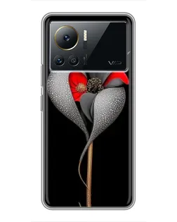 Чехол для Infinix Note 12 Pro (4G) с картинкой «Серебряный фантазийный цветок» Чехол для Infinix Note 12 Pro (4G) с картинкой «Серебряный фантазийный цветок»