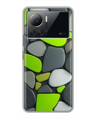 Чехол для Infinix Note 12 Pro (4G) с картинкой «Яркая неоновая галька»