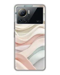 Чехол для Infinix Note 12 Pro (4G) с картинкой «Пастельные нежные волны»