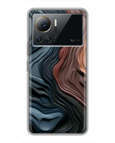 Чехол для Infinix Note 12 Pro (4G) с картинкой «Цветные волны каньона»