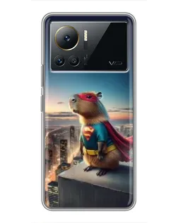 Чехол для Infinix Note 12 Pro (4G) с картинкой «Капи-мен супергерой»