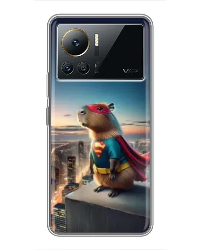 Чехол для Infinix Note 12 Pro (4G) с картинкой «Капи-мен супергерой»
