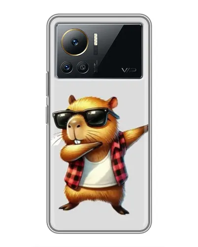 Чехол для Infinix Note 12 Pro (4G) с картинкой «Капибара рэпер даб»