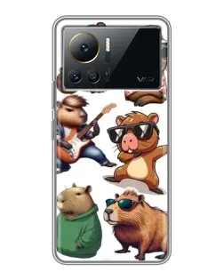 Чехол для Infinix Note 12 Pro (4G) с картинкой «Крутые капибары музыканты»