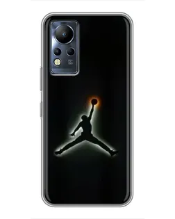 Чехол для Infinix Note 12 с картинкой «Jordan Gradient Logo»