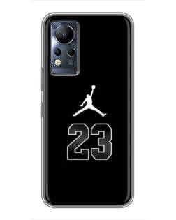 Чехол для Infinix Note 12 с картинкой «Jordan Flight 23»