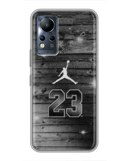 Чехол для Infinix Note 12 с картинкой «Jordan Carbon 23»