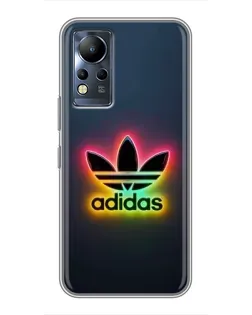 Чохол для Infinix Note 12 з картинкою «Неоновий Adidas»