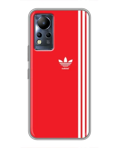 Чохол для Infinix Note 12 з картинкою «Червоний мінімалізм Adidas»