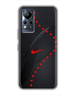 Чохол для Infinix Note 12 з картинкою «Абстрактний дизайн Nike»