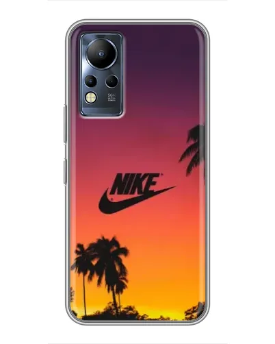 Чохол для Infinix Note 12 з картинкою «Nike на заході сонця»