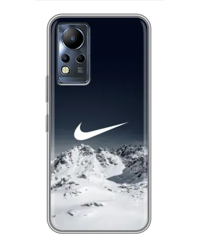 Чохол для Infinix Note 12 з картинкою «Nike — зимові гори»