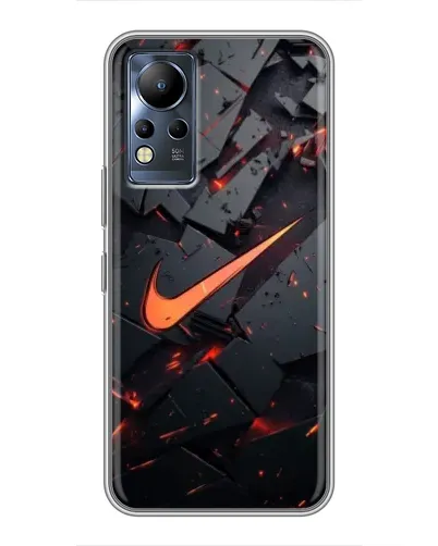 Чохол для Infinix Note 12 з картинкою «Nike — ефект розломів»