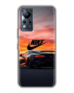 Чохол для Infinix Note 12 з картинкою «Nike та суперкар»