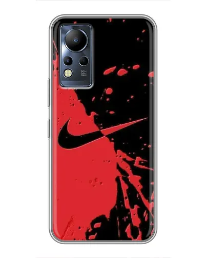Чехол для Infinix Note 12 с картинкой «Красные брызги Nike» Чехол для Infinix Note 12 с картинкой «Красные брызги Nike»