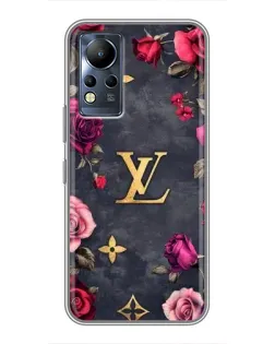 Чохол для Infinix Note 12 з картинкою «Квітковий Louis Vuitton»
