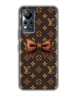Чохол для Infinix Note 12 з картинкою «LV з бантом»