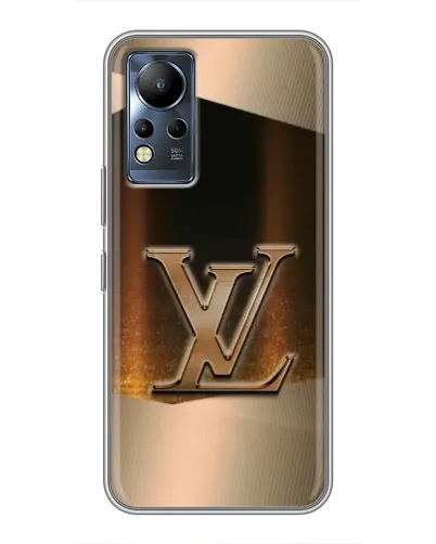 Чохол для Infinix Note 12 з картинкою «LV — золоте сяйво»