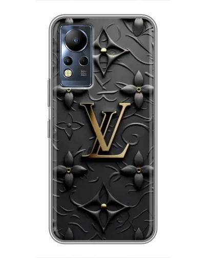 Чохол для Infinix Note 12 з картинкою «Шкіряна текстура LV»