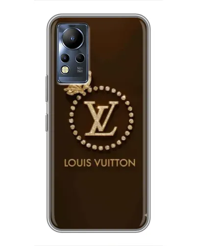 Чохол для Infinix Note 12 з картинкою «LV — золота печатка»