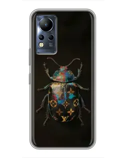 Чохол для Infinix Note 12 з картинкою «LV — мармуровий принт»