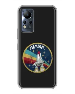 Чохол для Infinix Note 12 з картинкою «NASA — емблема місії»