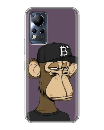 Чохол для Infinix Note 12 з картинкою «Bored Ape в кепці»