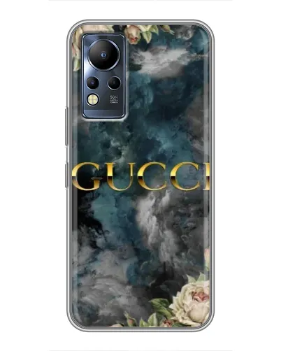 Чохол для Infinix Note 12 з картинкою «Абстрактні квіти Gucci» Чохол для Infinix Note 12 з картинкою «Абстрактні квіти Gucci»