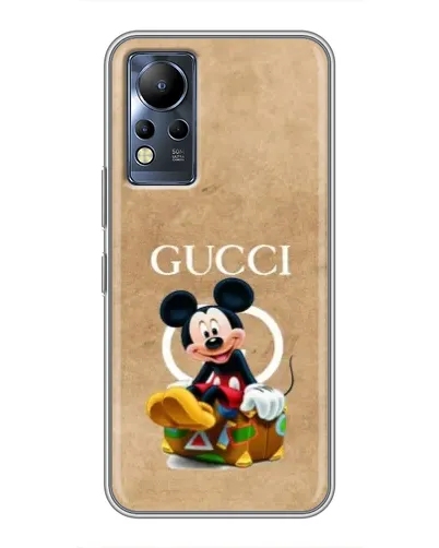 Чохол для Infinix Note 12 з картинкою «Міккі Маус Gucci — крафт» Чохол для Infinix Note 12 з картинкою «Міккі Маус Gucci — крафт»