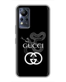 Чохол для Infinix Note 12 з картинкою «Gucci — срібна змія» Чохол для Infinix Note 12 з картинкою «Gucci — срібна змія»