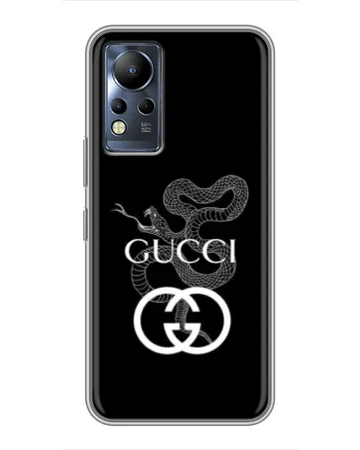 Чохол для Infinix Note 12 з картинкою «Gucci — срібна змія» Чохол для Infinix Note 12 з картинкою «Gucci — срібна змія»