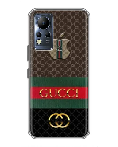 Чохол для Infinix Note 12 з картинкою «Gucci — брендований десерт» Чохол для Infinix Note 12 з картинкою «Gucci — брендований десерт»