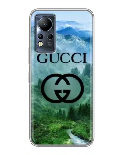 Чохол для Infinix Note 12 з картинкою «Gucci — гірський пейзаж» Чохол для Infinix Note 12 з картинкою «Gucci — гірський пейзаж»