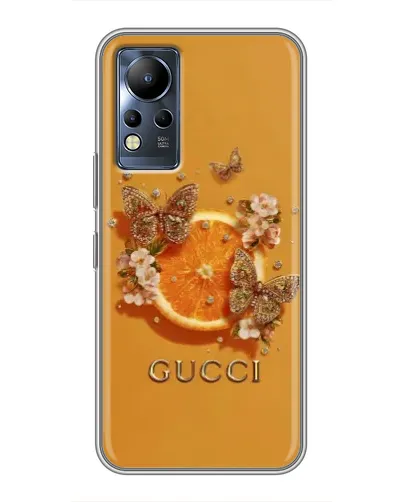 Чехол для Infinix Note 12 с картинкой «Gucci — золотые бабочки» Чехол для Infinix Note 12 с картинкой «Gucci — золотые бабочки»
