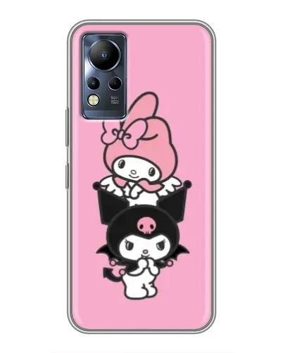 Чехол для Infinix Note 12 с картинкой «My Melody и Kuromi»
