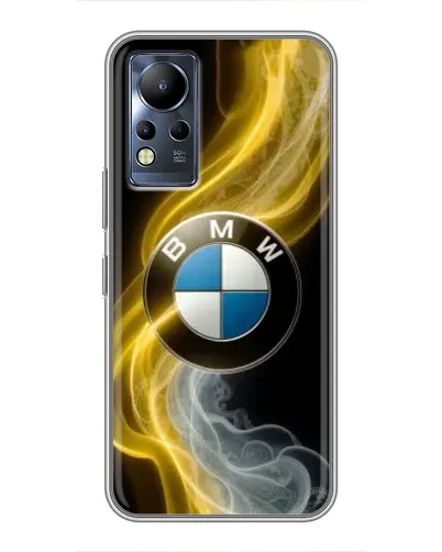 Чехол для Infinix Note 12 с картинкой «Золотистый дым BMW» Чехол для Infinix Note 12 с картинкой «Золотистый дым BMW»