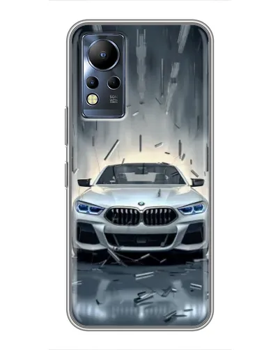 Чехол для Infinix Note 12 с картинкой «BMW в свете фар» Чехол для Infinix Note 12 с картинкой «BMW в свете фар»