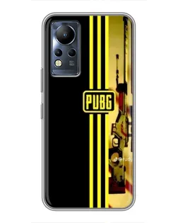 Чохол для Infinix Note 12 з картинкою «PUBG — камуфляжний шолом»
