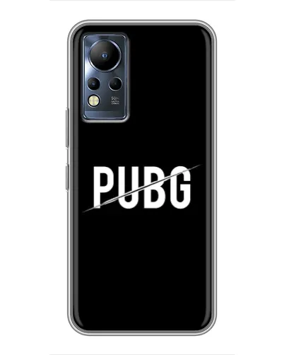 Чехол для Infinix Note 12 с картинкой «PUBG — белый логотип»