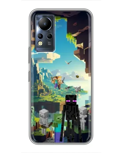 Чохол для Infinix Note 12 з картинкою «Ендермен у лісі» Чохол для Infinix Note 12 з картинкою «Ендермен у лісі»