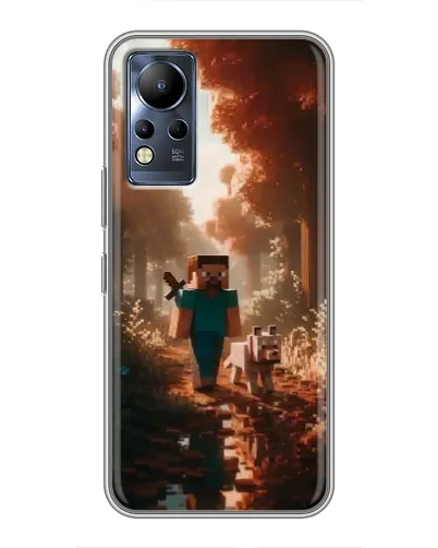 Чохол для Infinix Note 12 з картинкою «Стів у лісі» Чохол для Infinix Note 12 з картинкою «Стів у лісі»