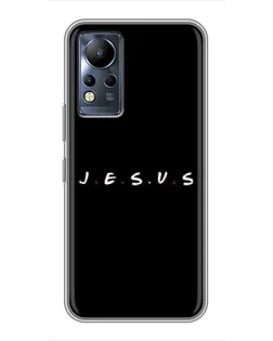 Чехол для Infinix Note 12 с картинкой «Точки веры J.E.S.U.S.»