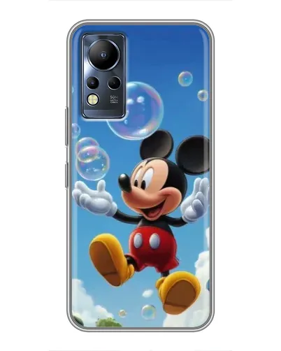 Чохол для Infinix Note 12 з картинкою «Mickey та мильні бульбашки»